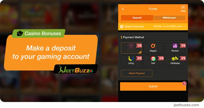 Make a deposit to BAJI IPL to gain casino bonuses