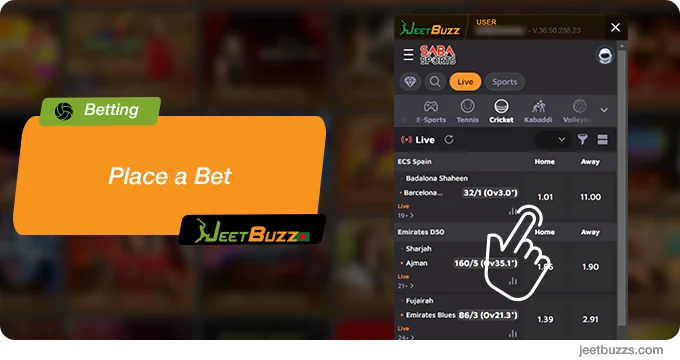 Finalize a Bet - JeetBuzz999