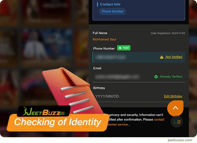 All JeetBuzz999 users should verify their identity