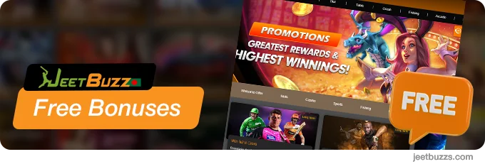 Free Bonuses at JeetBuzz999 Bangladesh