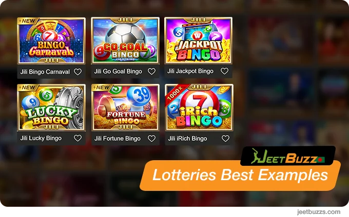 List of top lottery games at JeetBuzz999 Bangladesh