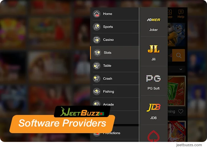 More than 16 software providers place their games at JeetBuzz999