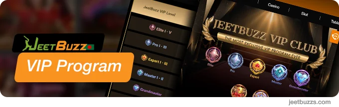 JeetBuzz999 VIP Club propose luxurious bonuses and extra features for it's members