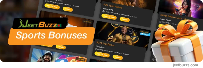 JeetBuzz999 Sports Bonuses